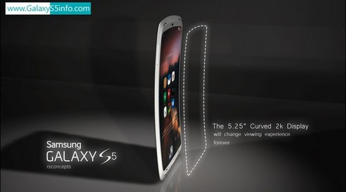 国外设计师设计的概念版三星GALAXY S5采用曲面屏  