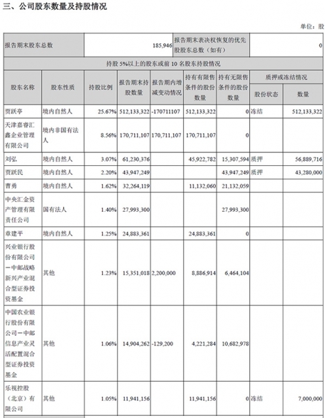 乐视网上半年净亏6亿背后：9大风险负债余额193亿