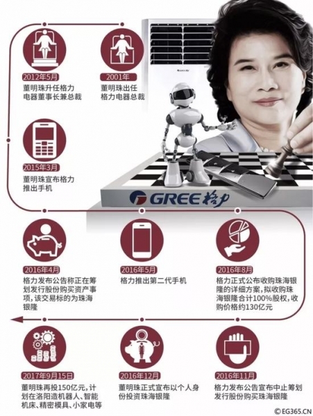  董明珠及格力多元化布局一览