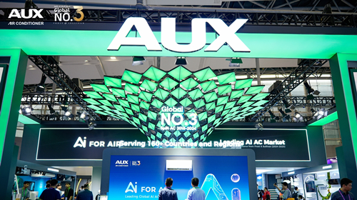 AI智能战略广交会全球首发！奥克斯空调全球化再次进阶领跑