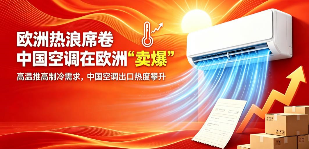 欧洲热浪席卷·中国空调在欧洲“卖爆”